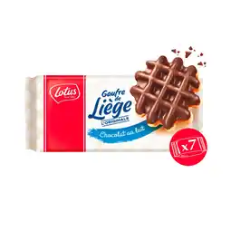 Auchan Lotus gaufre de liège chocolat lotus offre