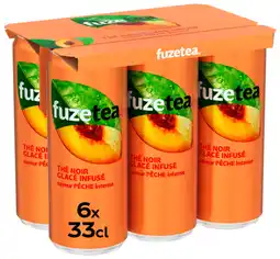 Auchan Fuze tea fuzetea pêche offre
