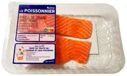 Auchan Supermarché Sans marque 2 pavés de truite offre