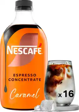 Auchan Supermarché Nescafe concentré espresso caramel nescafé offre
