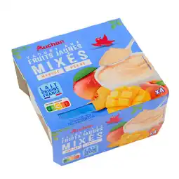 Auchan Supermarché Auchan yaourt aux fruits jaunes mixés auchan offre