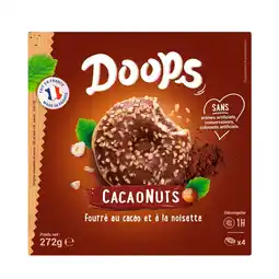 Auchan Supermarché Sans marque donuts au cacao et à la noisette surgelés doops offre