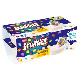 Auchan Supermarché Smarties yaourt à la vanille smarties offre