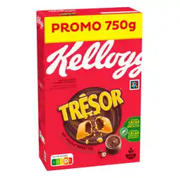 Auchan Supermarché Kellogg s céréales chocolat noisette trésor kellogg's offre