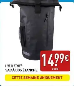 ALDI Sac à dos étanche offre