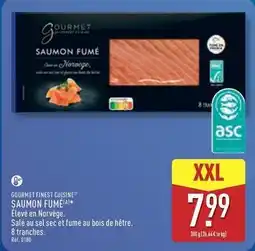 ALDI Gourmet finest cuisine - saumon fumé offre
