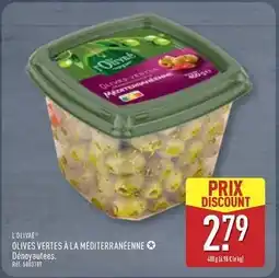 ALDI Olives vertes a la méditerranéenne offre