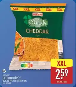 ALDI Milsani - cheddar râpé offre