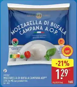 ALDI Fini - mozzarella di bufala campana aop offre