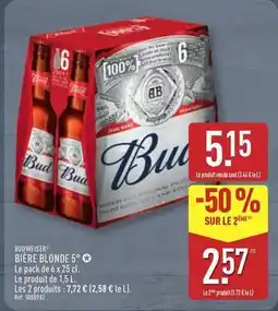 ALDI Bud - bière blonde offre