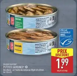 ALDI Golden seafood - petites sardines offre