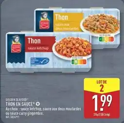 ALDI Golden seafood - thon en sauce offre