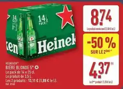 ALDI Heineken - bière blonde 55° offre