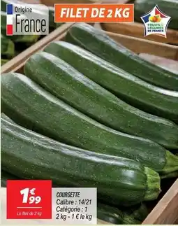 Netto Courgette offre