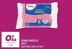 Netto Netto - éponges douces x2 offre