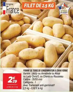 Netto Pomme de terre de consommation à chair ferme offre