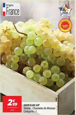 Netto Raisin blanc aop offre