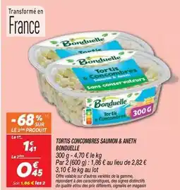 Netto Bonduelle - tortis concombres saumon & aneth offre