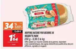 Netto Signal - muffins nature pur beurre x4 offre