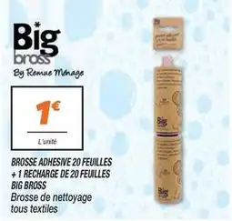 Netto Tous - brosse adhésive 20 feuilles + 1 recharge de 20 feuilles offre