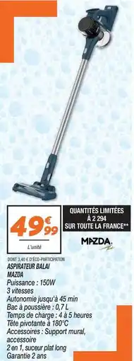 Netto Aspirateur balai offre