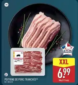 ALDI Poitrine de porc tranchée offre