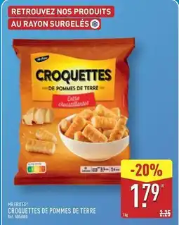 ALDI Croquettes de pommes de terre offre