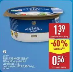 ALDI Fini - billes de mozzarella offre