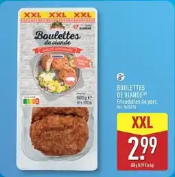 ALDI Boulettes de viande offre