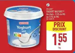 ALDI Milsani - yaourt nature offre