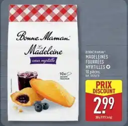 ALDI Bonne maman - madeleines fourrées myrtilles offre