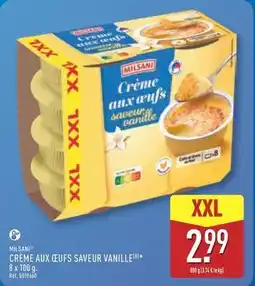 ALDI Milsani - creme aux ceufs saveur vanille offre