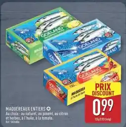 ALDI Maquereaux entiers offre