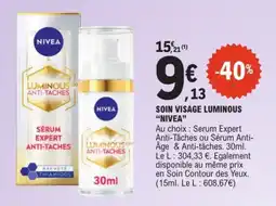 E.Leclerc NIVEA Soin Visage Luminous offre