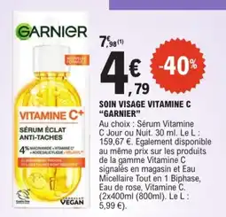 E.Leclerc Garnier sérum éclat anti-taches offre