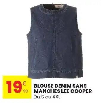 LEE COOPER BLouse denim sans manches