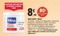 E.Leclerc Mixa Crème Cica Réparation offre