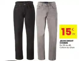 Stokomani Jeans droit homme offre