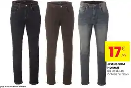 Stokomani JEANS SLIM HOMME offre
