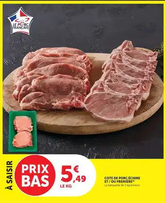Le Porc Français Cote de Porc Échine