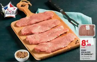 Le Porc Français Porc Escalope de Jambon