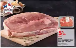 U Express LE PORC FRANÇAIS PORC ROUELLE DE JAMBON AVEC OS A ROTIR offre