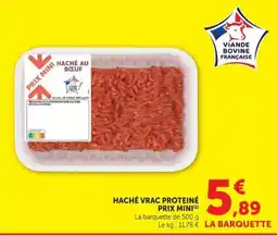 U Express HACHÉ VRAC PROTEINÉ offre