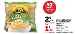 U Express McCain Purée de pommes de terre offre