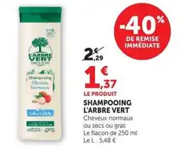 U Express L'ARBRE VERT Shampooing offre