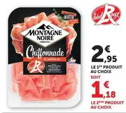 U Express Montagne Noire Chiffonnade offre