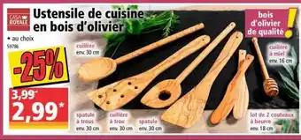 Norma Ustensile de cuisine en bois d'olivier offre