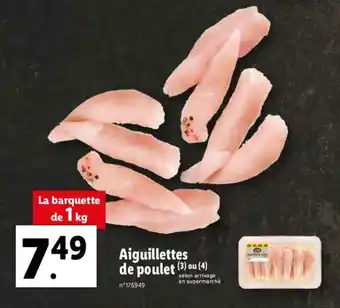 Lidl Aiguillettes de poulet offre