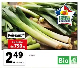 Lidl Poireaux offre