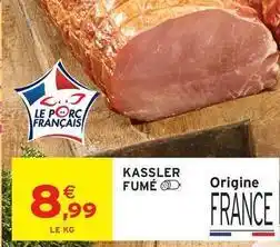 Intermarché Kassler fumé offre